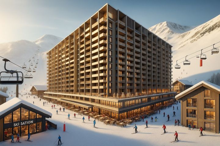 Tourism Residence to be Renovated in the French Alps